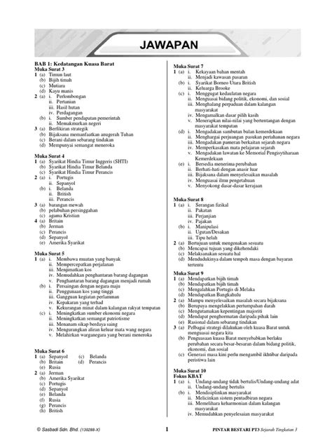 F1 Diplomasi F2 Menunjuk teladan yang baik F3 Hantar perutusan F4 Hantar watikah F5 Tidak memaksa PERANG DALAM ISLAM 9. . Jawapan modul sejarah tingkatan 4 2022